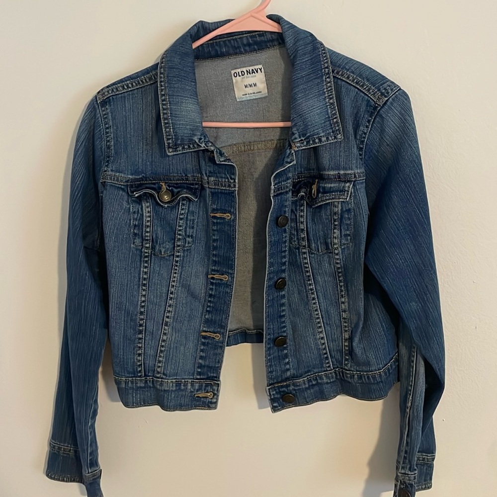 Old Navy jean jacket with stretch